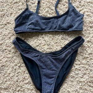 Triangl Swimwear Sparkle Navy Bikini